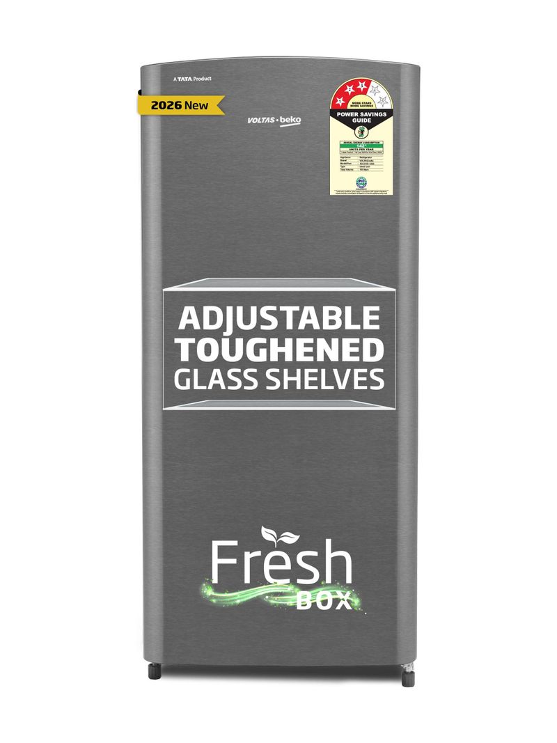 Voltas Beko 183 L Direct Cool Single Door 3 Star Refrigerator - Image 2