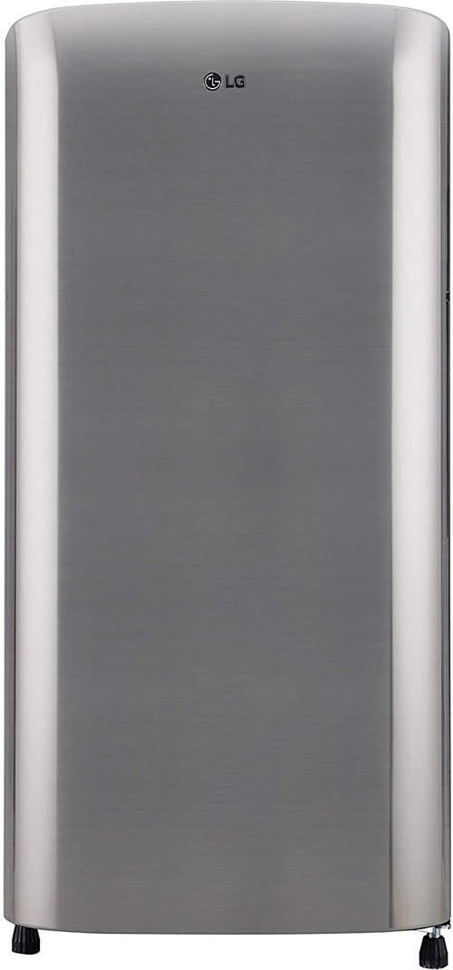 LG 190 L Direct Cool Single Door 3 Star Refrigerator  (Shiny Steel, GL-B201RPZD)