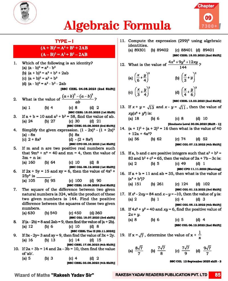 Ssc Mathematics 7300+ Chapter-Wise Questions - Image 5