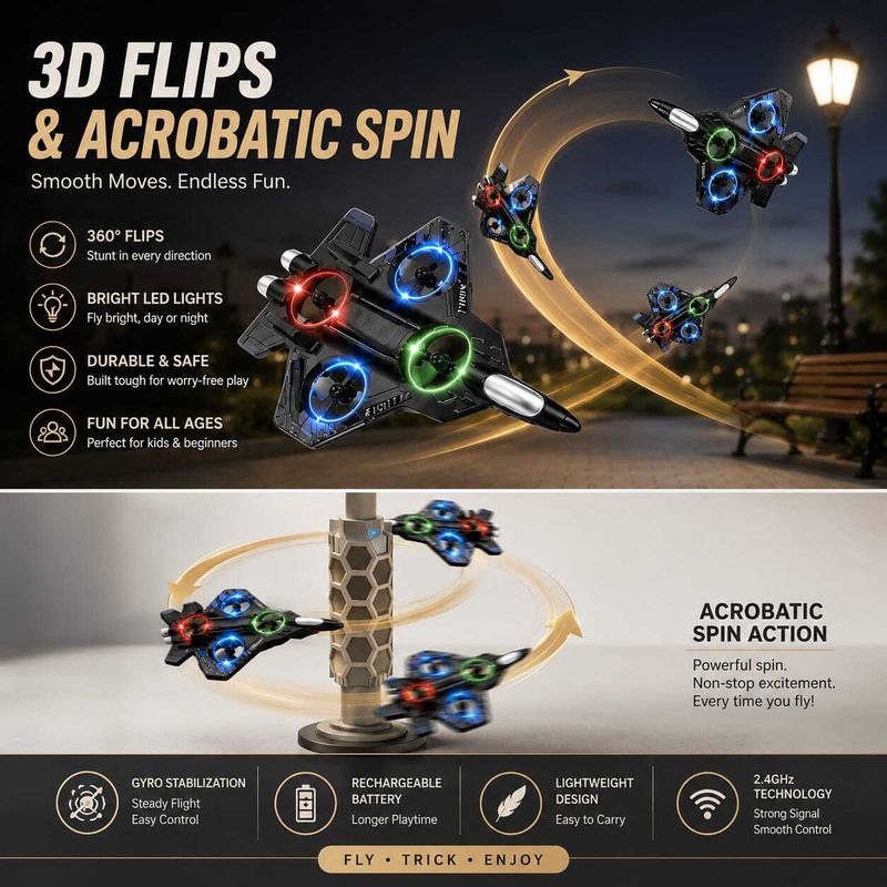 NexusVentures RC Fighter Jet Plane 2026 - Image 5