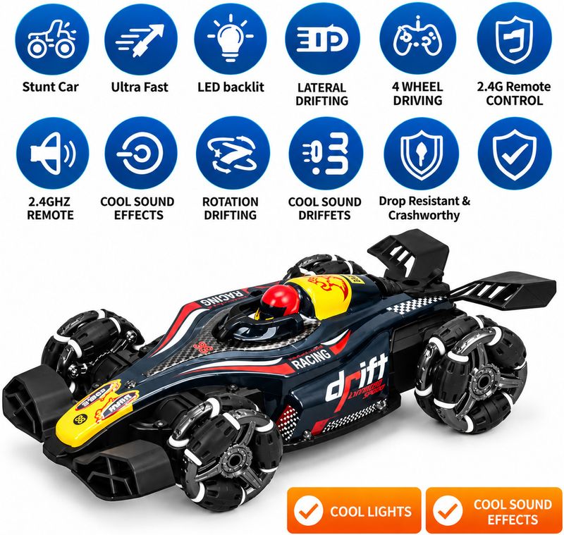 MEMOBEES 1 Remote Control Drift Car Gesture Watch - Image 6