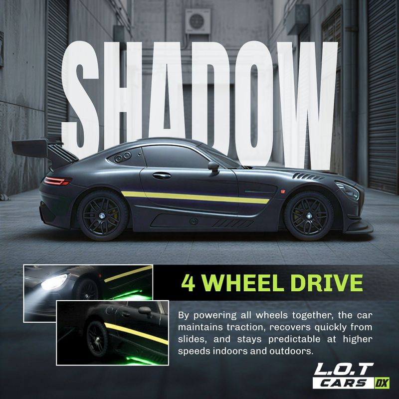 L.O.T CARS Shadow Remote Control Drifting Car - Image 3
