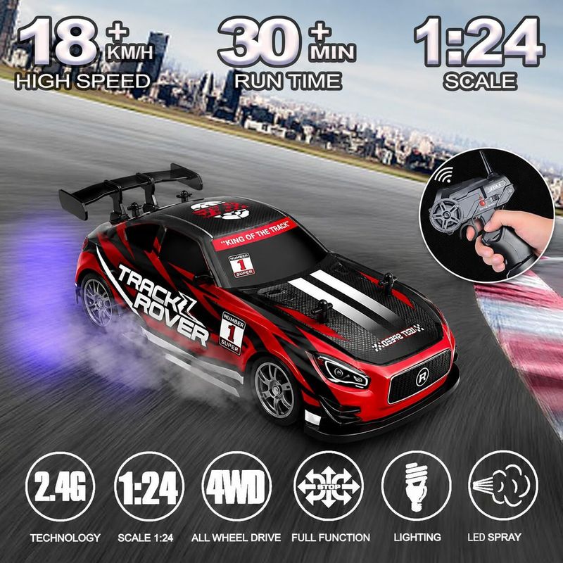 PAPASpace 1:24 RC Drift Car 4WD - Image 5