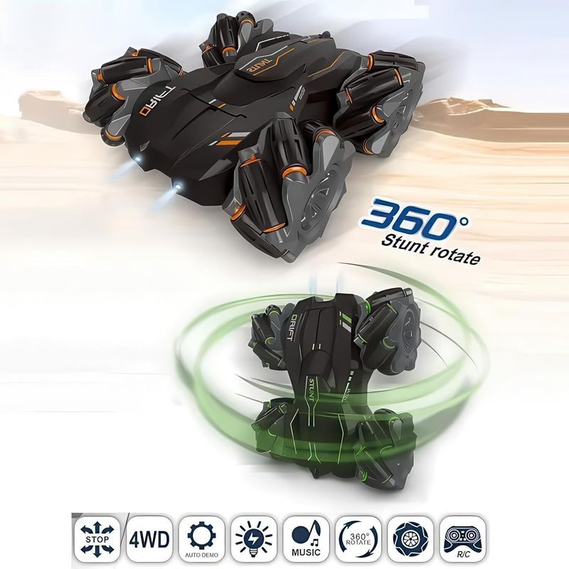 MGKENTERPRISE 4X4 Black Remote Control Drift Car - Image 6
