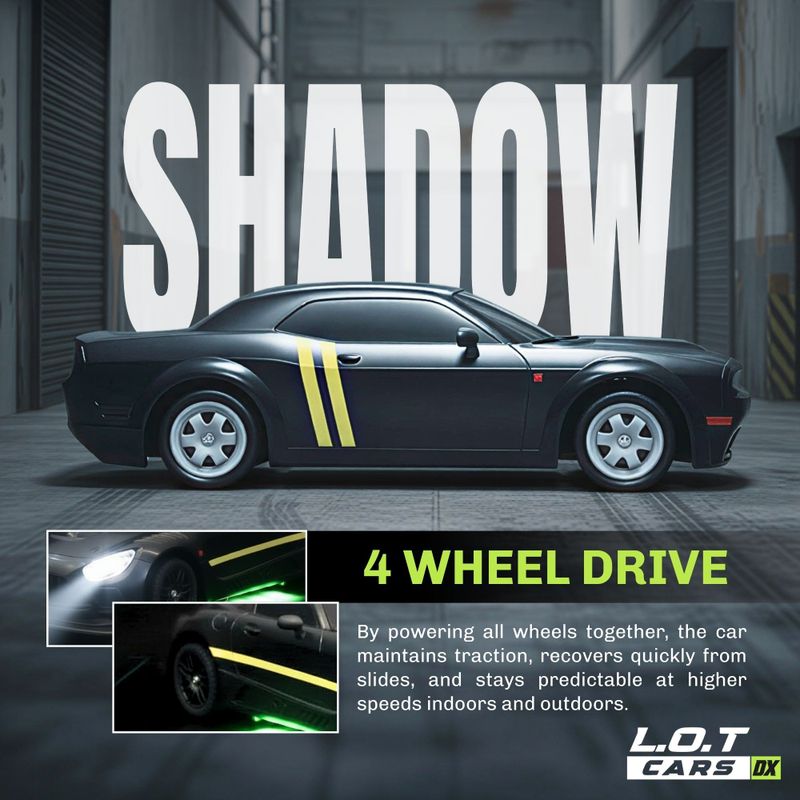 L.O.TCARS Shadow Remote Control Drifting Car 4WD - Image 4