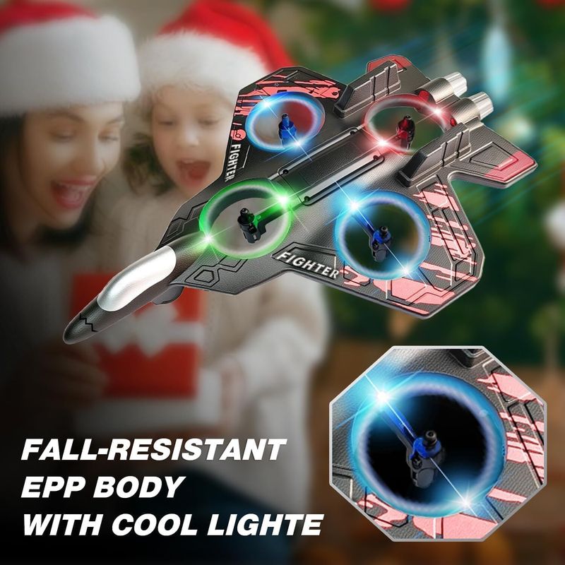 4uonly RC Fighter Plane E0741 RTF Multicolor - Image 6