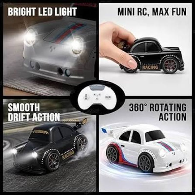 4uonly Mini Drift RC Car Follow Modes Multicolor - Image 3