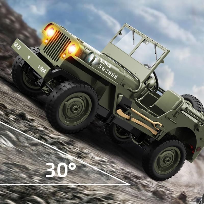 Myrra Junona 1/10 Willys MB Jeep RC Car (Multicolor) - Image 6
