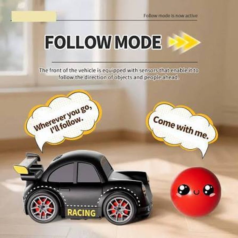 4uonly Mini Drift RC Car Follow Modes Multicolor - Image 6