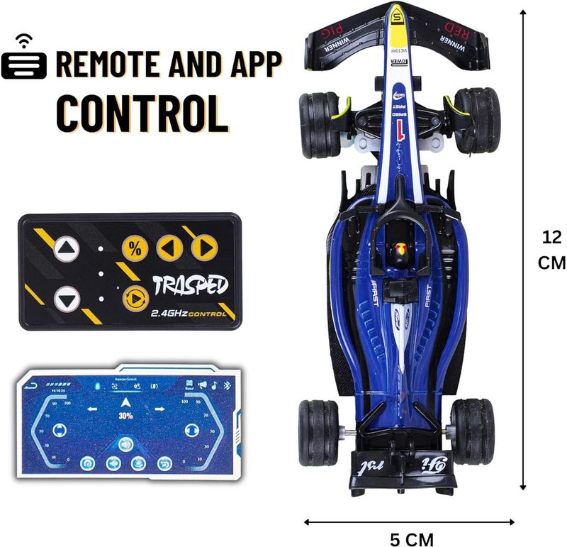 PN AVAN 1:64 Formula RC Racing Car with APP Control - Image 3