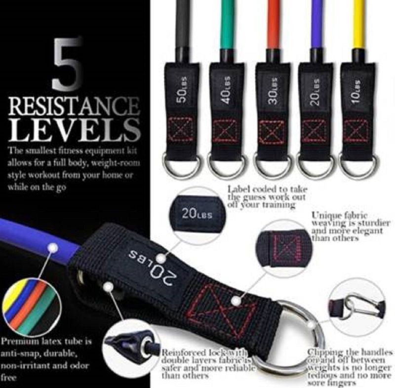BOARDCAB 11 pcs Resistance Band Set - Image 3