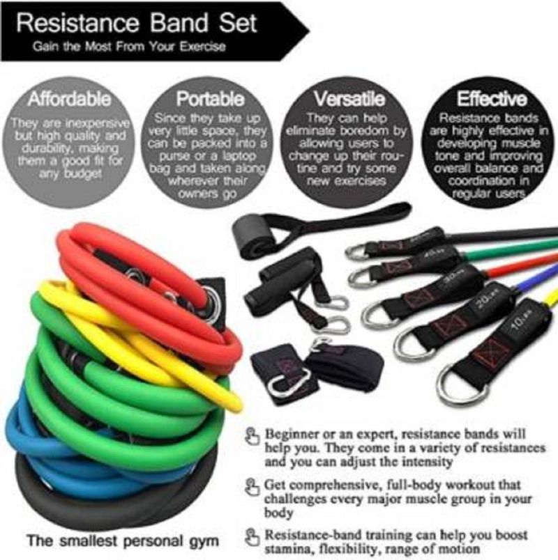 BOARDCAB 11 pcs Resistance Band Set - Image 6