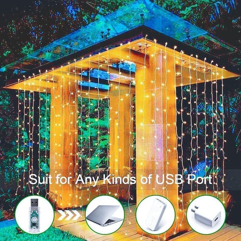 Refulgix 240 LEDs 3m White Rice String Lights - Image 6