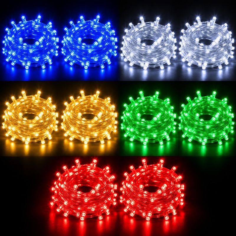 PESCA 40 LEDs 11 m Multicolor Steady String Rice Lights (Pack of 10) - Image 4