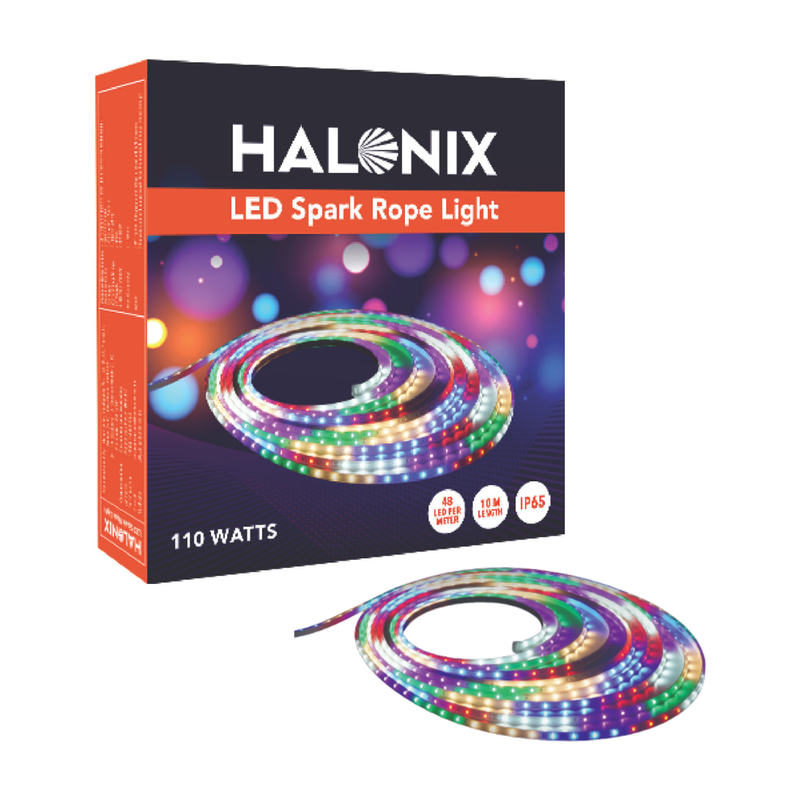 HALONIX 480 LEDs 10 m Multicolor Flickering Strip Rice Lights (Pack of 1)