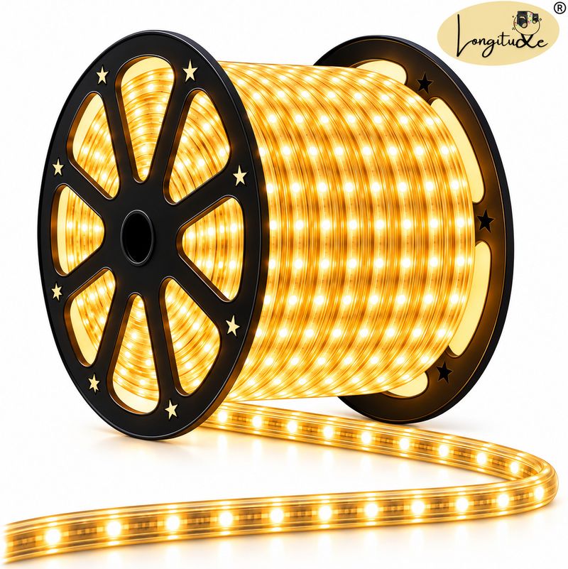 Longitude 1200 LEDs 10m Yellow Rice Lights - Image 2