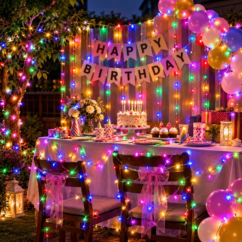 diwalilights 220 LEDs 35m Multicolor String Rice Lights - Image 3