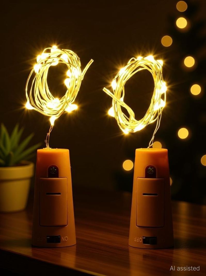 VEDZMe 20 LEDs 2.03 m Yellow Steady Bottle Rice Lights deal from flipkart VEDZMe 20 LEDs 2.03 m Yellow Steady Bottle Rice Lights deal from flipkart