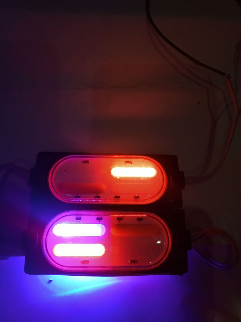 StrawHat 24 LEDs 0.15 m Red, Blue Color Changing, Flickering, Steady Strip Rice Lights (Pack of 2) - Image 2