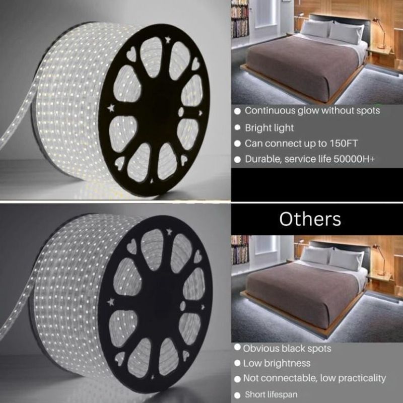 Errol 240 LEDs 2m White Steady Strip Rice Lights - Image 6