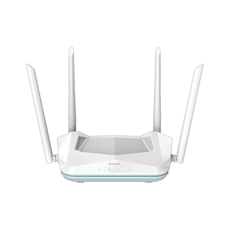 D-Link R15 Wi-Fi 6 Router 2.4 GHz, 5 GHz 1500 Mbps Wifi Speed Dual Band External Antenna Ethernet (Cable Broadband) (White)