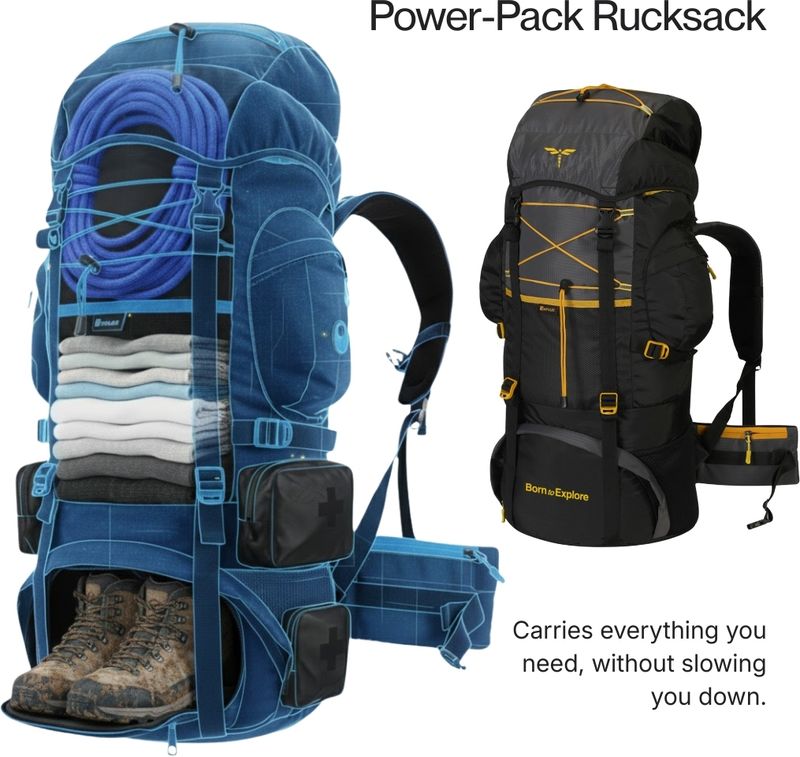 IMPULSE 75L Hiking Backpack for Men - Image 6
