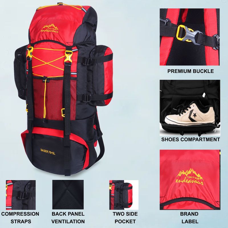 Endeavour SASER 75L Hiking Rucksack - Image 4