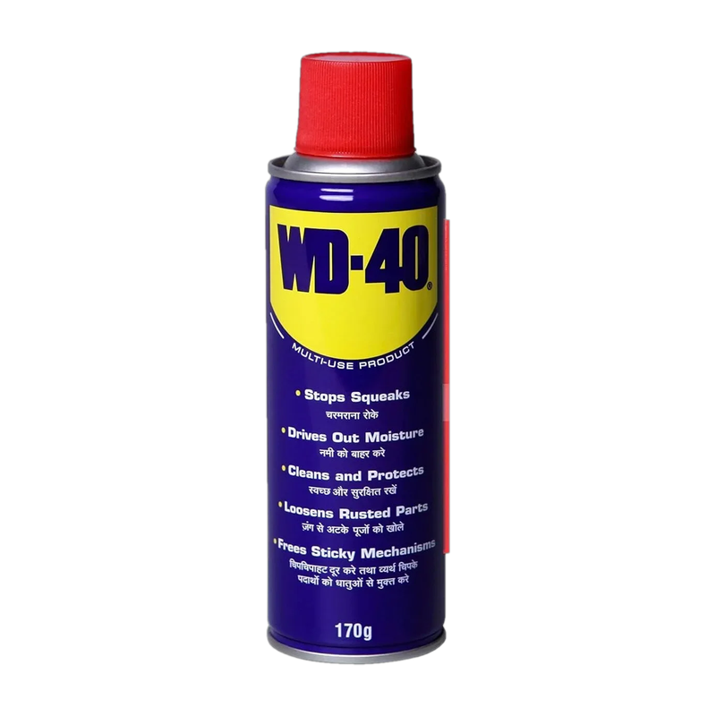 WD40 Multipurpose Spray Rust Removal, Sticky Residue,Descaling,Cleaning Rust Removal Aerosol Spray 170 g