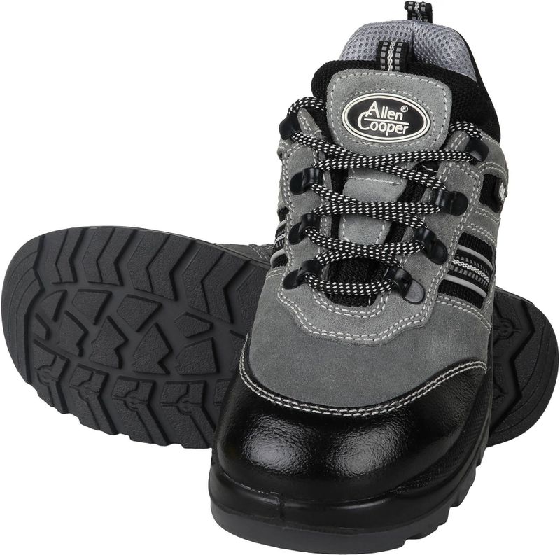 Allen Cooper Steel Toe PU Safety Shoe - Image 5