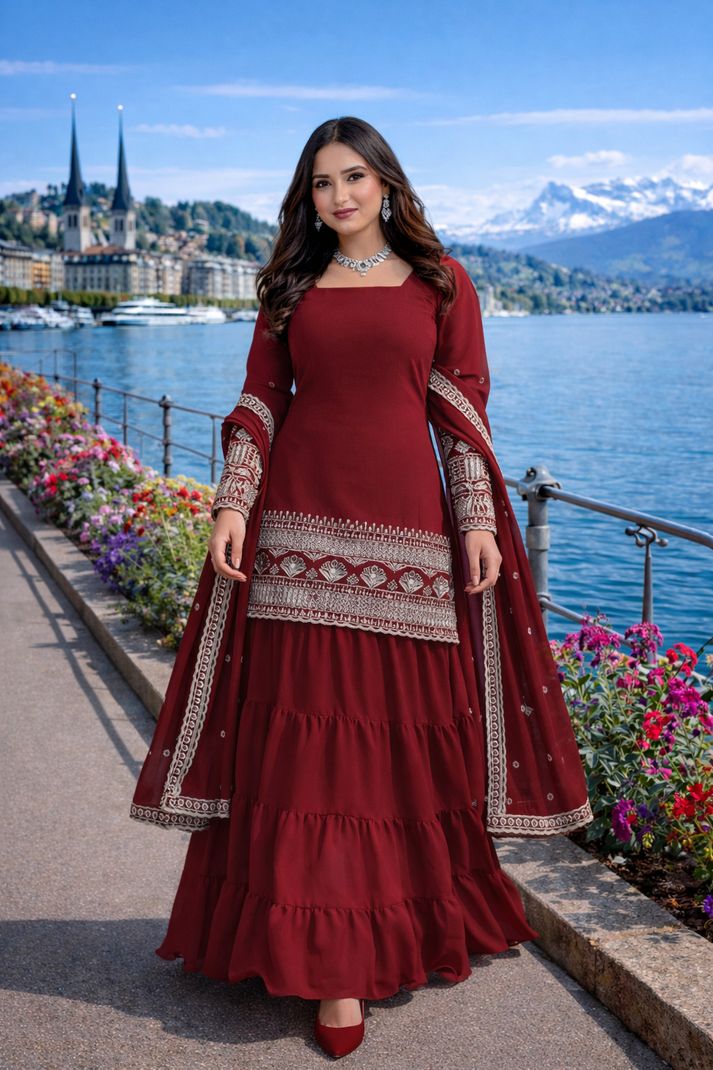 Jayesh Enterprise EBONY Embroidered Kurta Set - Image 2