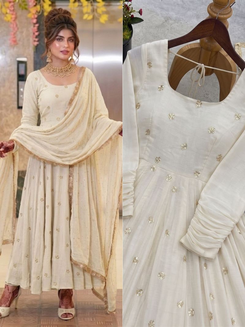 TRANDTIDE Printed Anarkali Kurta Set - Image 2