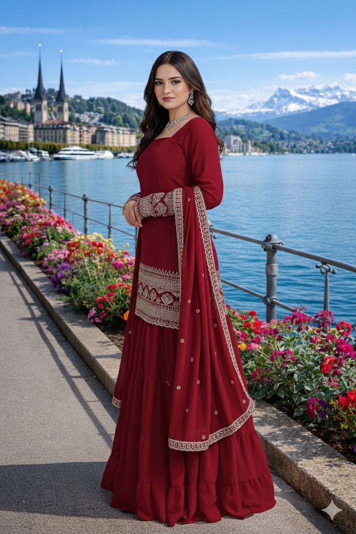 Jayesh Enterprise EBONY Embroidered Kurta Set - Image 4
