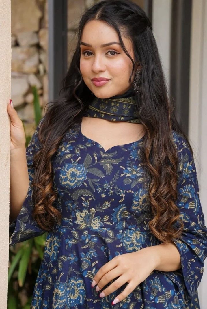 Samiksha Textile Printed Kurta, Palazzo & Dupatta Set - Image 4