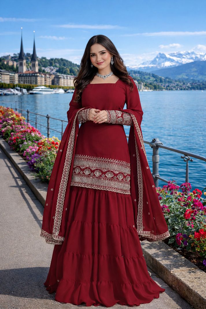 Jayesh Enterprise EBONY Embroidered Kurta Set - Image 5