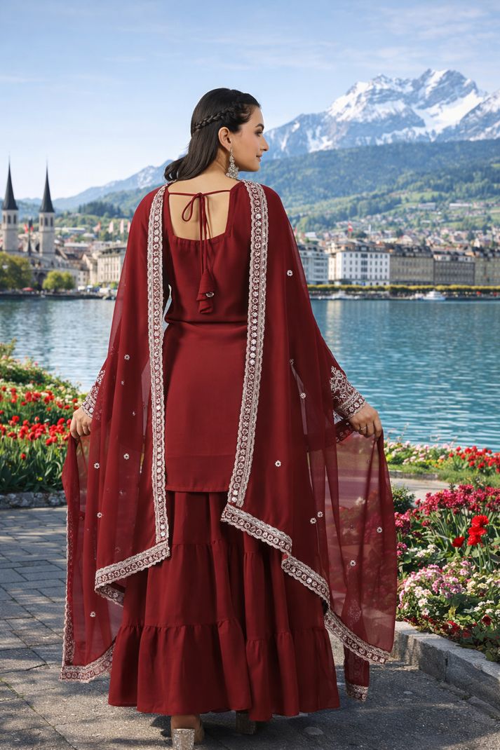 Jayesh Enterprise EBONY Embroidered Kurta Set - Image 3