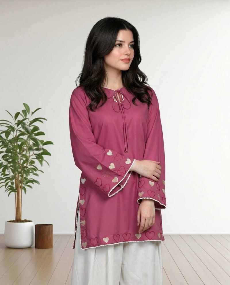 SHILPA ENTERPRISE Dilda Embroidered Kurta, Palazzo & Dupatta Set - Image 4
