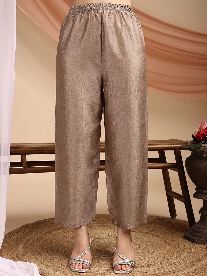 Nidhikishan Silk Blend Kurta Pant Dupatta Set - Image 4