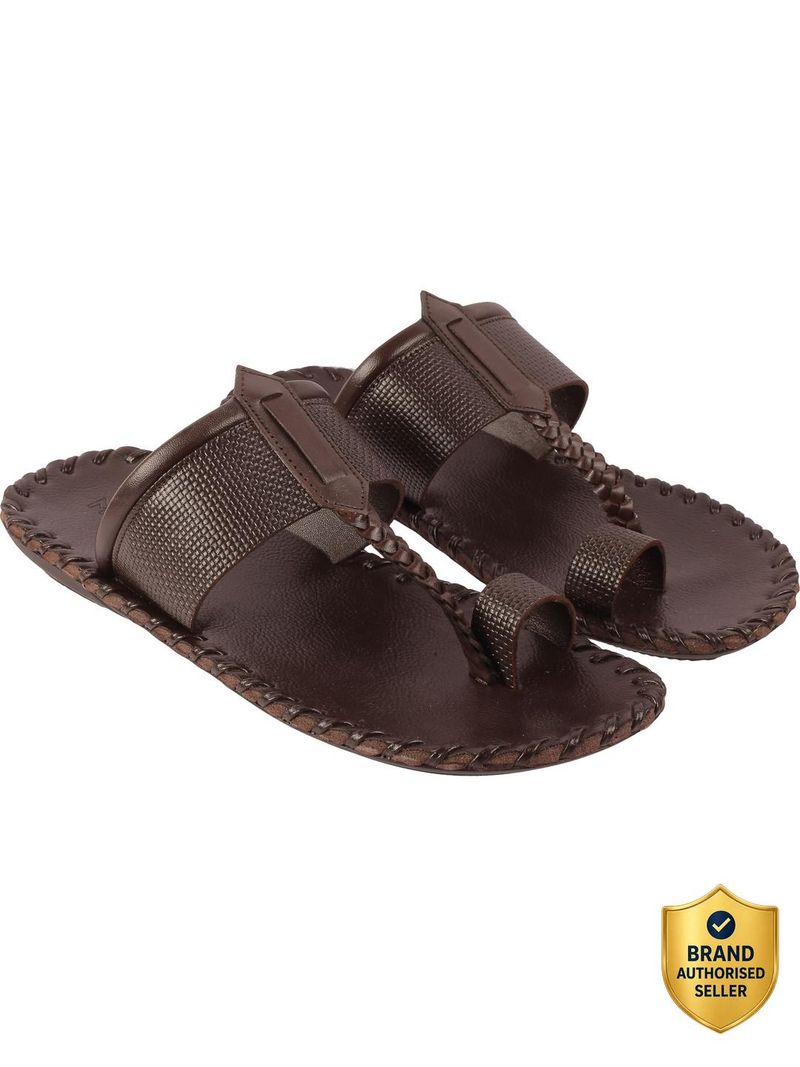 MOCHI Men Casual Sandal (Brown , 9) - Image 2