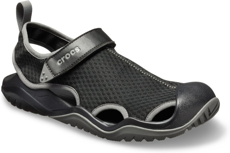 CROCS Men Swiftwater Mesh Deck Clogs Sandal - Image 3