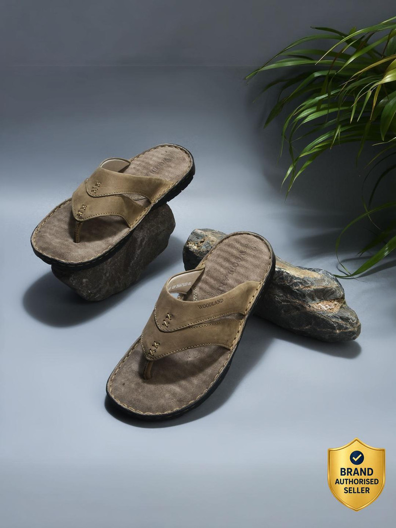 WOODLAND Comfortable Soft Sole Lightweight Home Wear Men Sandals