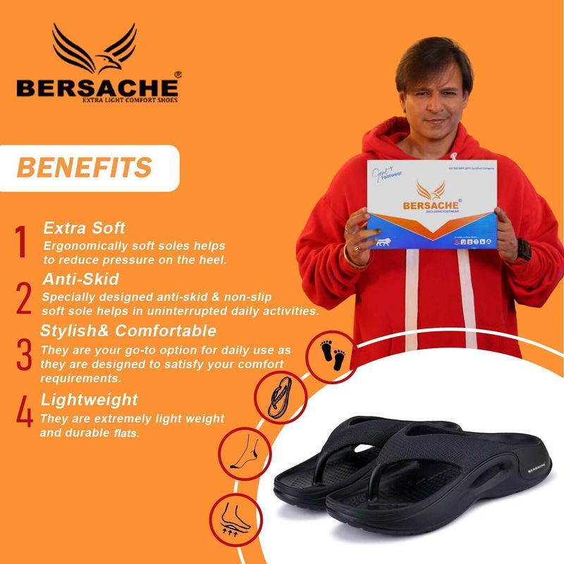 BERSACHE Men Flats Sandal - Image 3