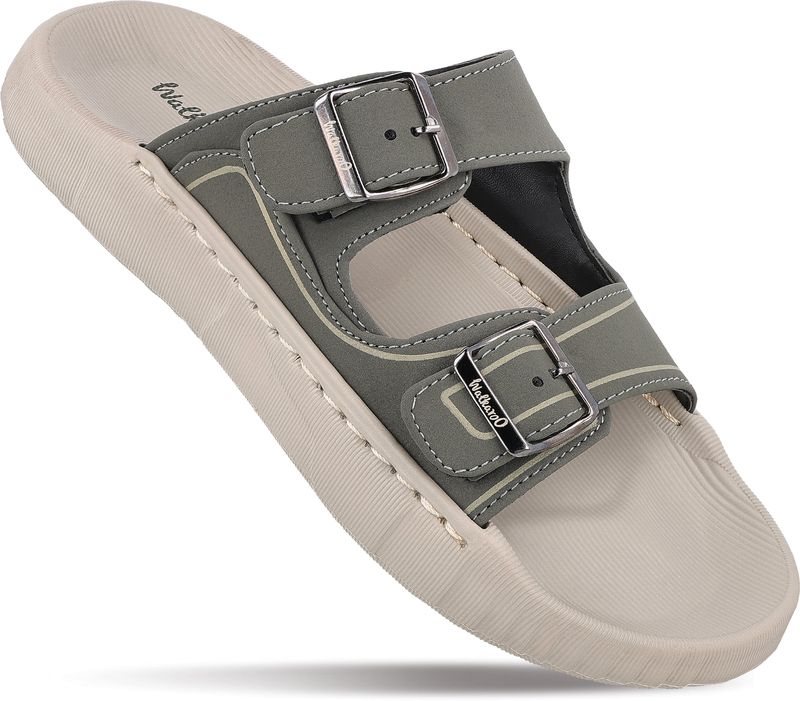 WALKAROO Men Casual Sandal Olive Size 7 - Image 2