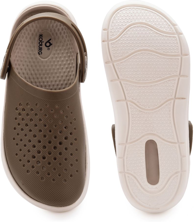 Koburg Men Turbo Glide Extra Soft|Comfortable|Lightweight|Adjustable Back Strap KF-194 Clogs Sandal (Multicolor , 8) - Image 7