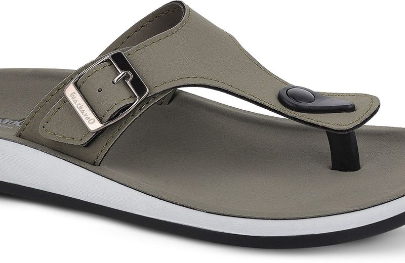 WALKAROO Women Casual Sandal (Olive, 8) - Image 6