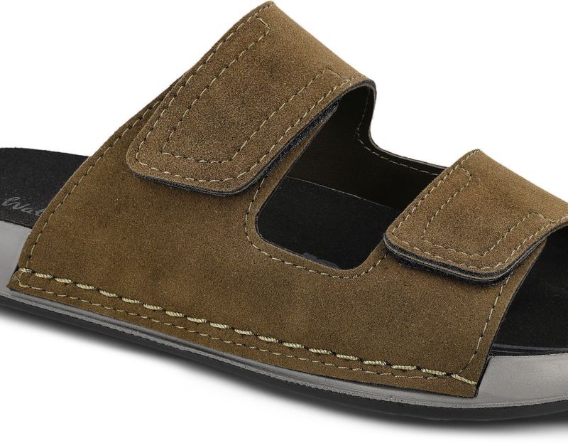 WALKAROO Men's Olive Sandals - Image 6