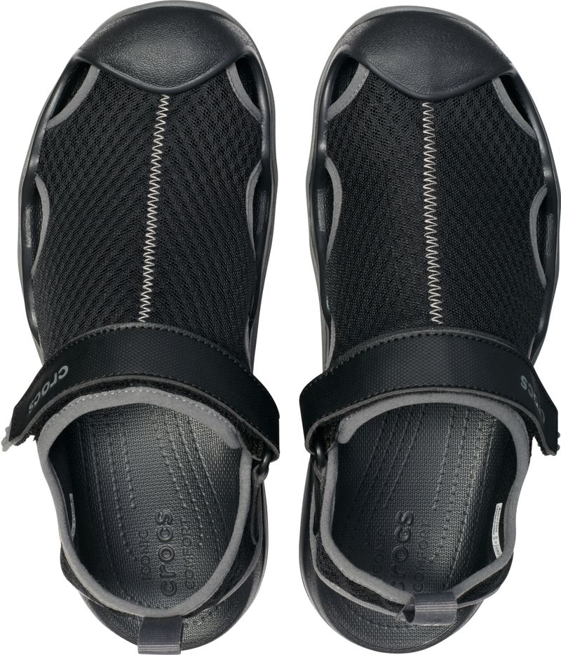CROCS Men Swiftwater Mesh Deck Clogs Sandal - Image 4