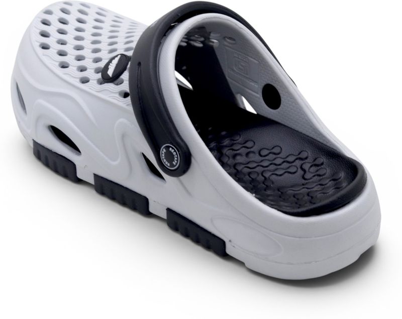 RED TAPE Men's Black, Grey Clogs - Image 5