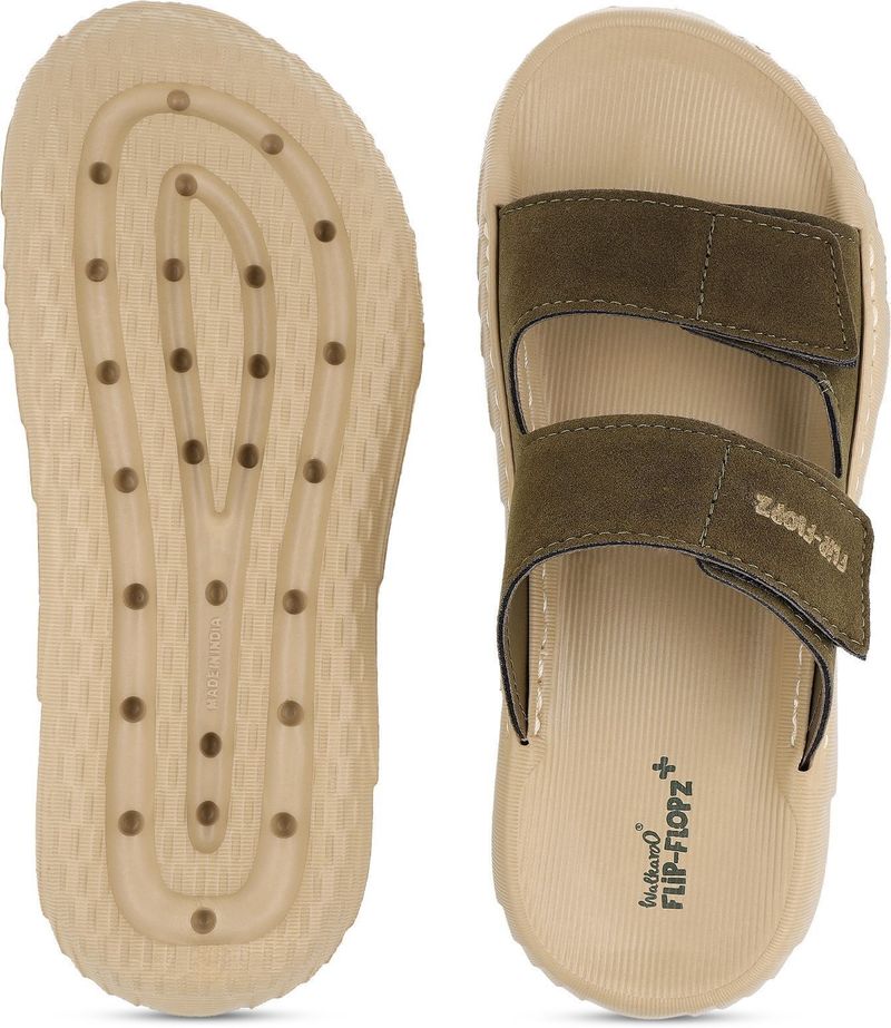 WALKAROO Men Sandal (Green , 6) - Image 5