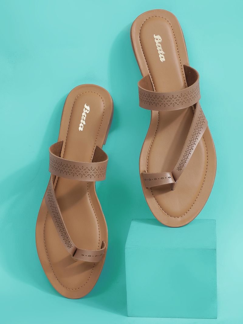 Bata Women Flats Sandal - Image 2