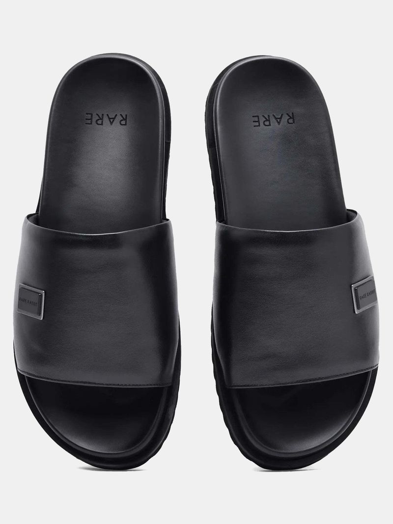 RARE RABBIT Men Sandal (Black , 10) - Image 4